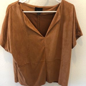 Lumiere suede shirt. Size M
